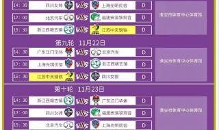 2023-2024女排联赛赛程时间 2023女排世联赛有哪些队伍